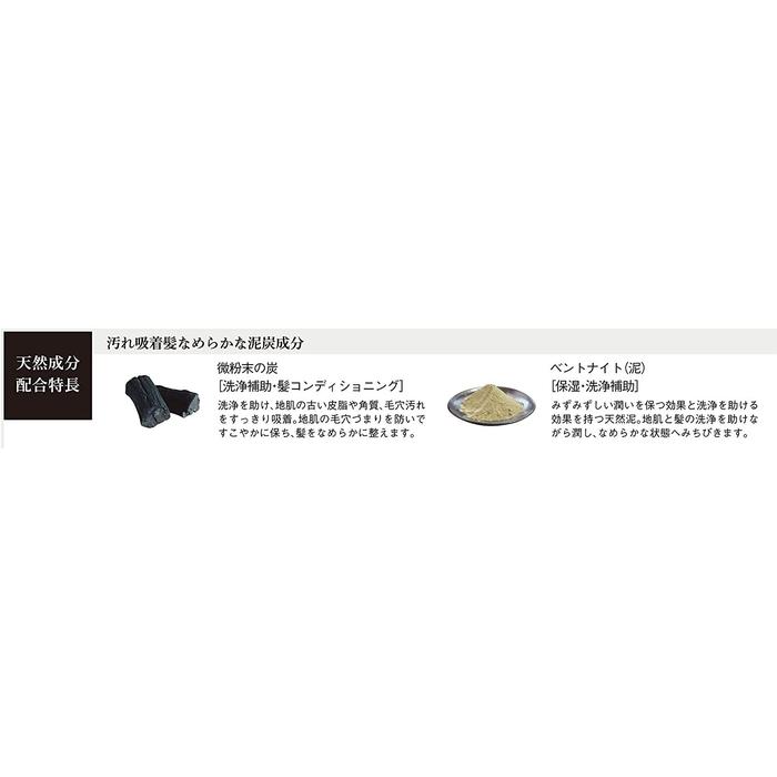 DEITANSEKI JIHADA CARE CONDITIONER - Conditioner based on bentoite clay and carbon for oily hair 500ml [With alcohol]