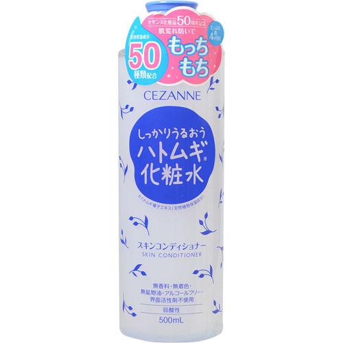 CEZANNE - Facial conditioner/lotion with Hatomugi 500ml [Alcohol-free]