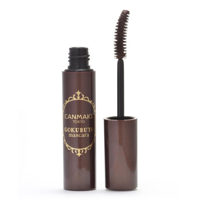 GOKUBUTO Curling and Thickening Mascara (Color: Brown) from CANMAKE - 10 g [With alcohol]