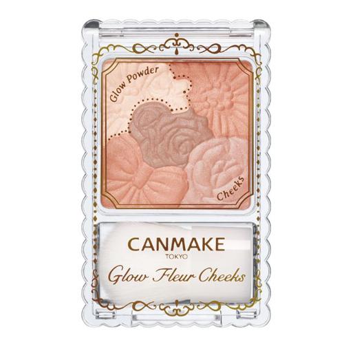 Roz do policzkow kolor Cynamonowy 12 Glow Fleur Cheeks od CANMAKE 6.3g