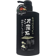 DEITANSEKI JIHADA CARE SHAMPOO - Shampoo based on bentoite clay and charcoal for oily hair 500ml [With alcohol]