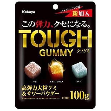 Twarde zelki w 3 smakach Coli, Napoju Energetyzujacego i Orazady TOUGH GUMMY 100g