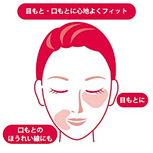 CLEAR TURN Strongly revitalizing eye patches and nasolabial folds with retinol, astaxanthin, elastin and collagen (32 pieces) [With alcohol]
