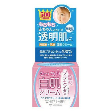 WHITE LABEL - Revitalizing and brightening cream with placenta 60g [Alcohol-free]