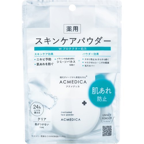 ACMEDICA Suppin Kan - (Dermocosmetics) Anti-acne transparent makeup powder 8g [Alcohol-free]